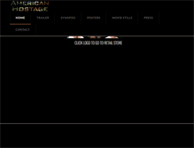 Tablet Screenshot of americanhostagemovie.com